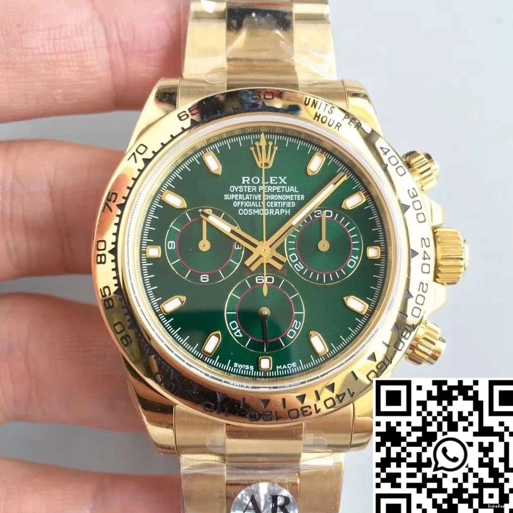 Dial Factory Daytona AR Green Cosmograph Rolex 116508 0110